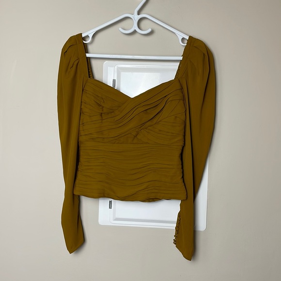 Self Portrait Ruched Corset Top - Picture 1 of 6